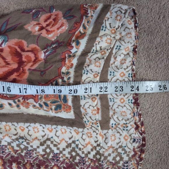 Angie Western Country Whimsical Fairy Boho Cold Shoulder Festival Hippie Top S - Picture 6 of 7